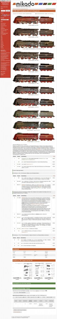 SK 800 (3007) Dampflokomotive mit Schlepptender - Märklin 00 - H0